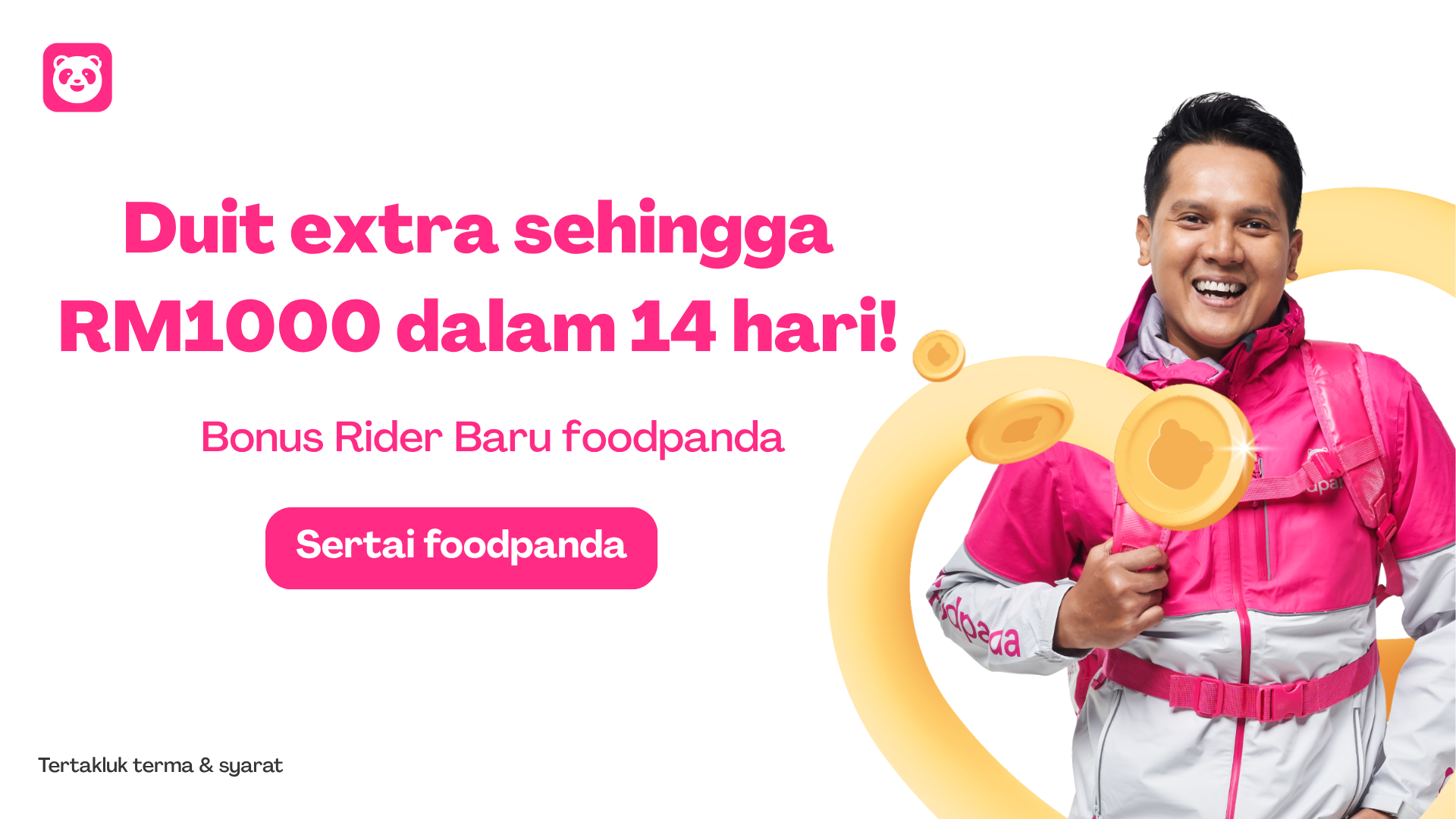 foodpanda riders Facebook ad from May 23, 2026