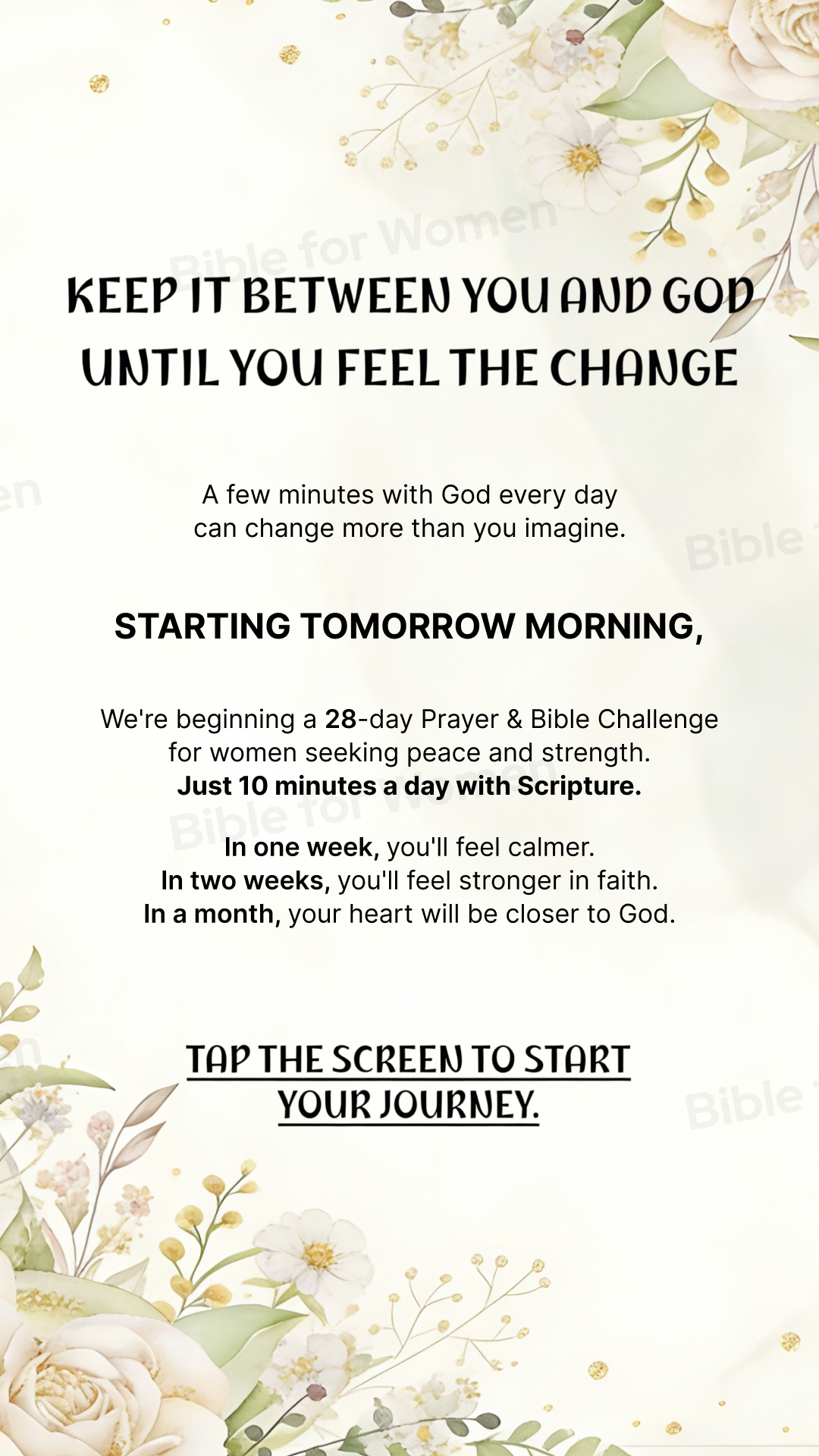 Bible for Women Facebook ad