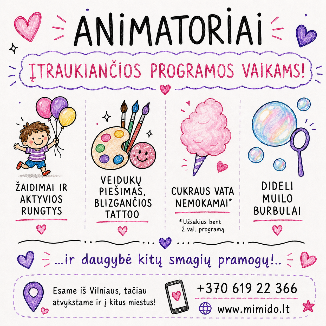 MiMiDO - Šventė į namus Facebook ad