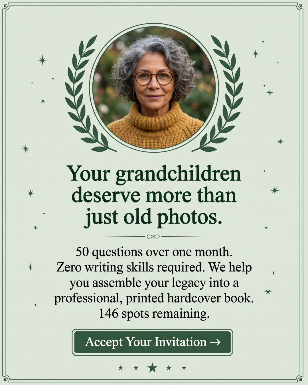 Memowrite Facebook ad
