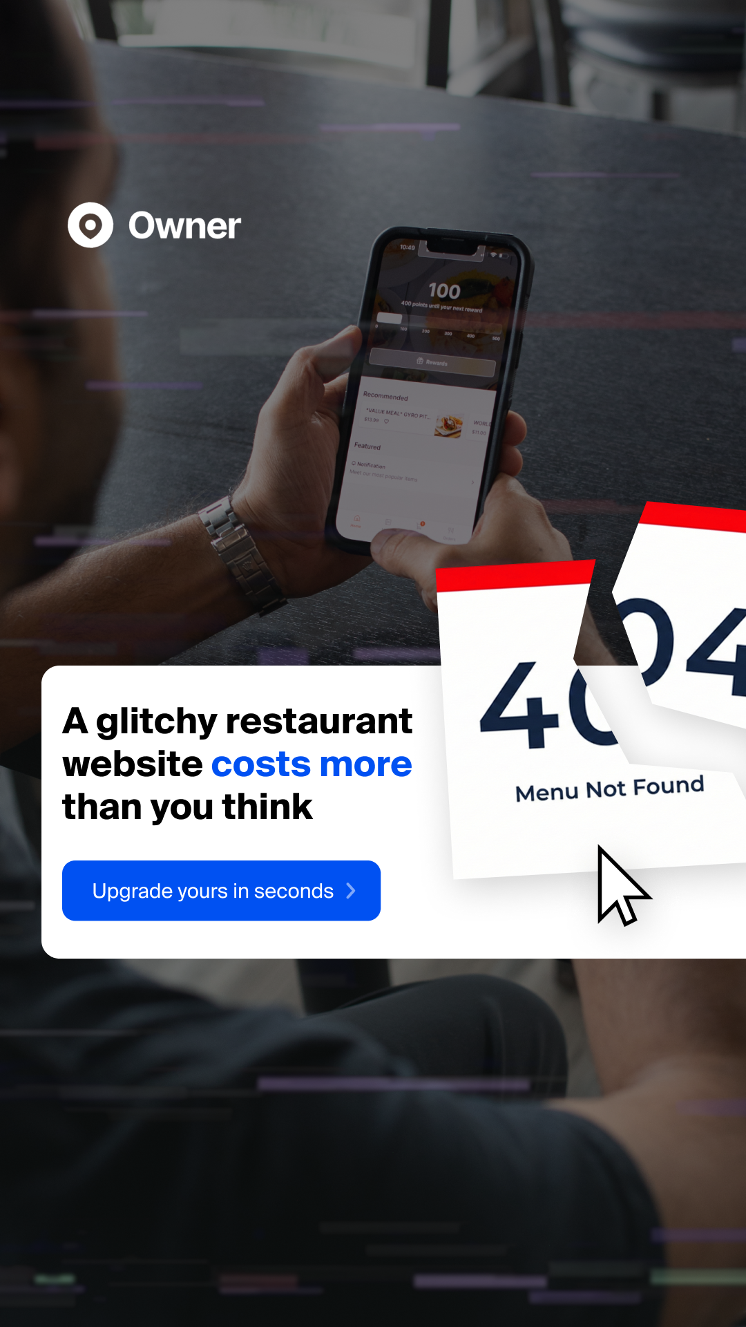 Owner.com Facebook ad