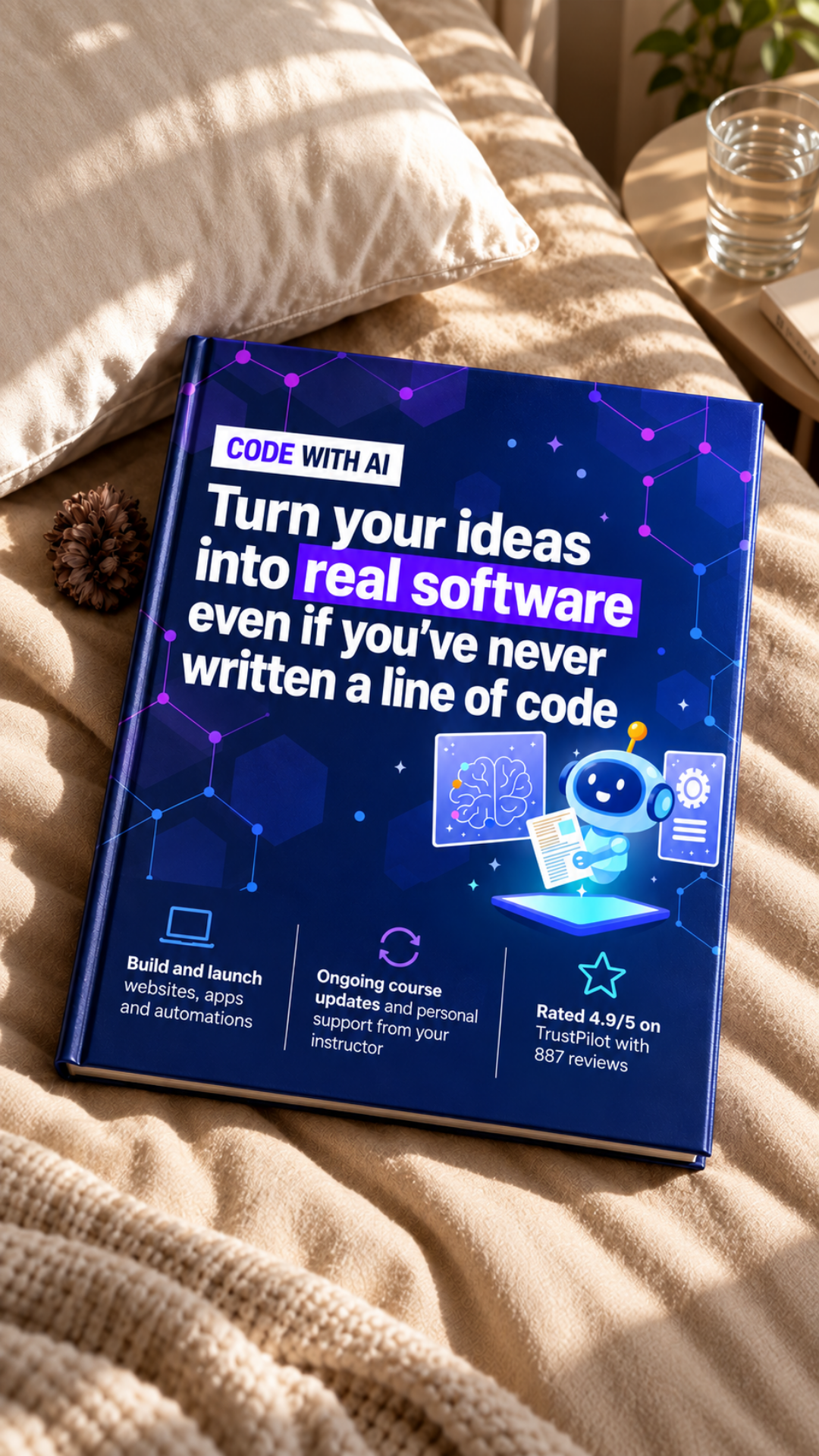 Zero To Mastery Facebook ad: Turn Your App Idea Into Reality