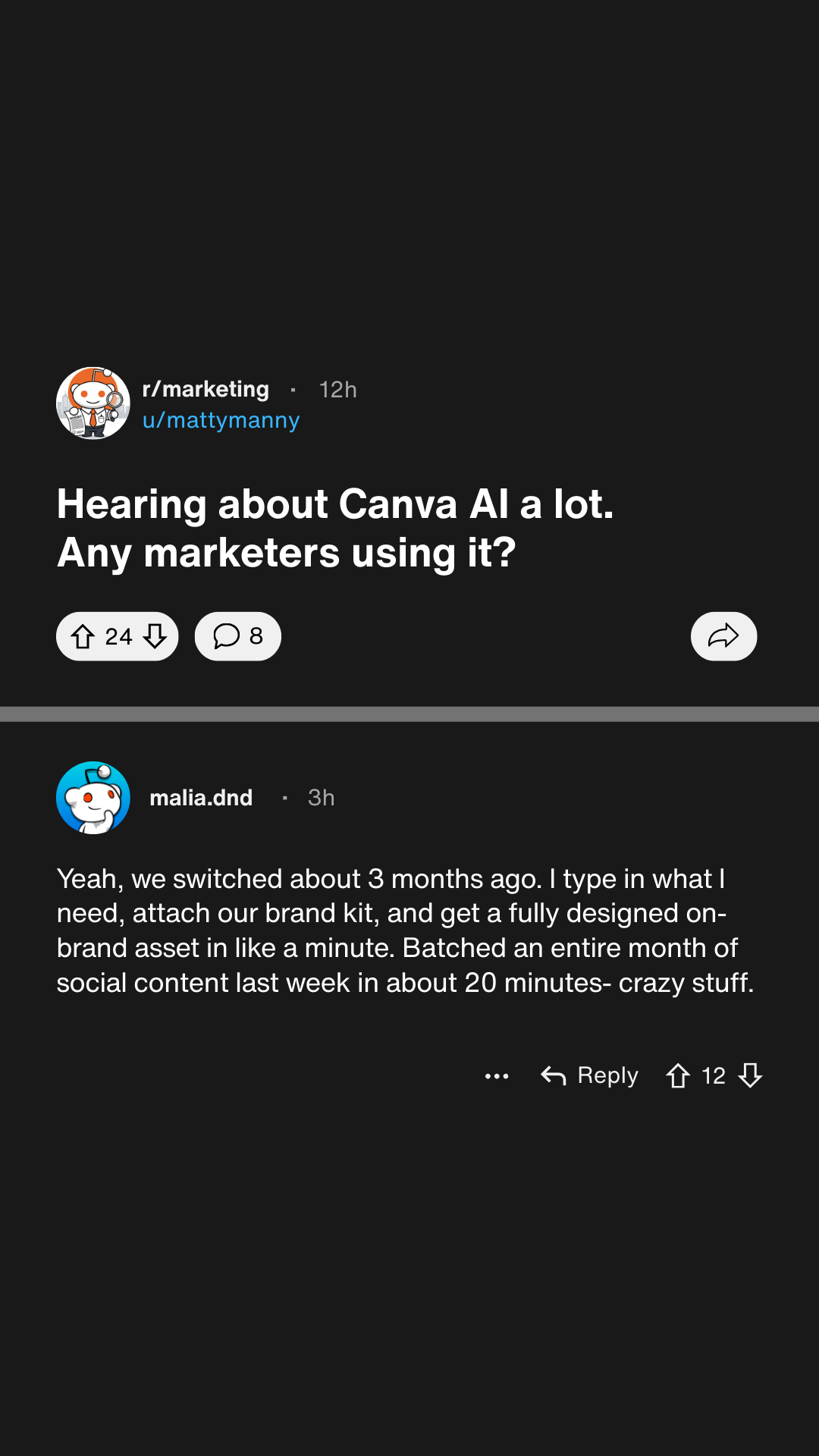 Canva Facebook ad
