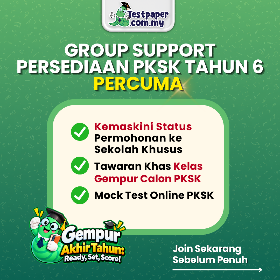 Testpaper Academy Facebook ad: PERCUMA Group Support PKSK 2026
