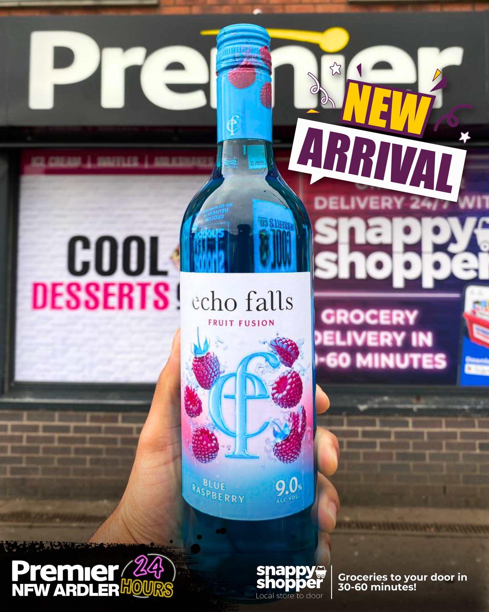 Premier NFW Ardler Facebook ad: Premier Ardler | Delivered in 30-60 mins | Snappy Shopper