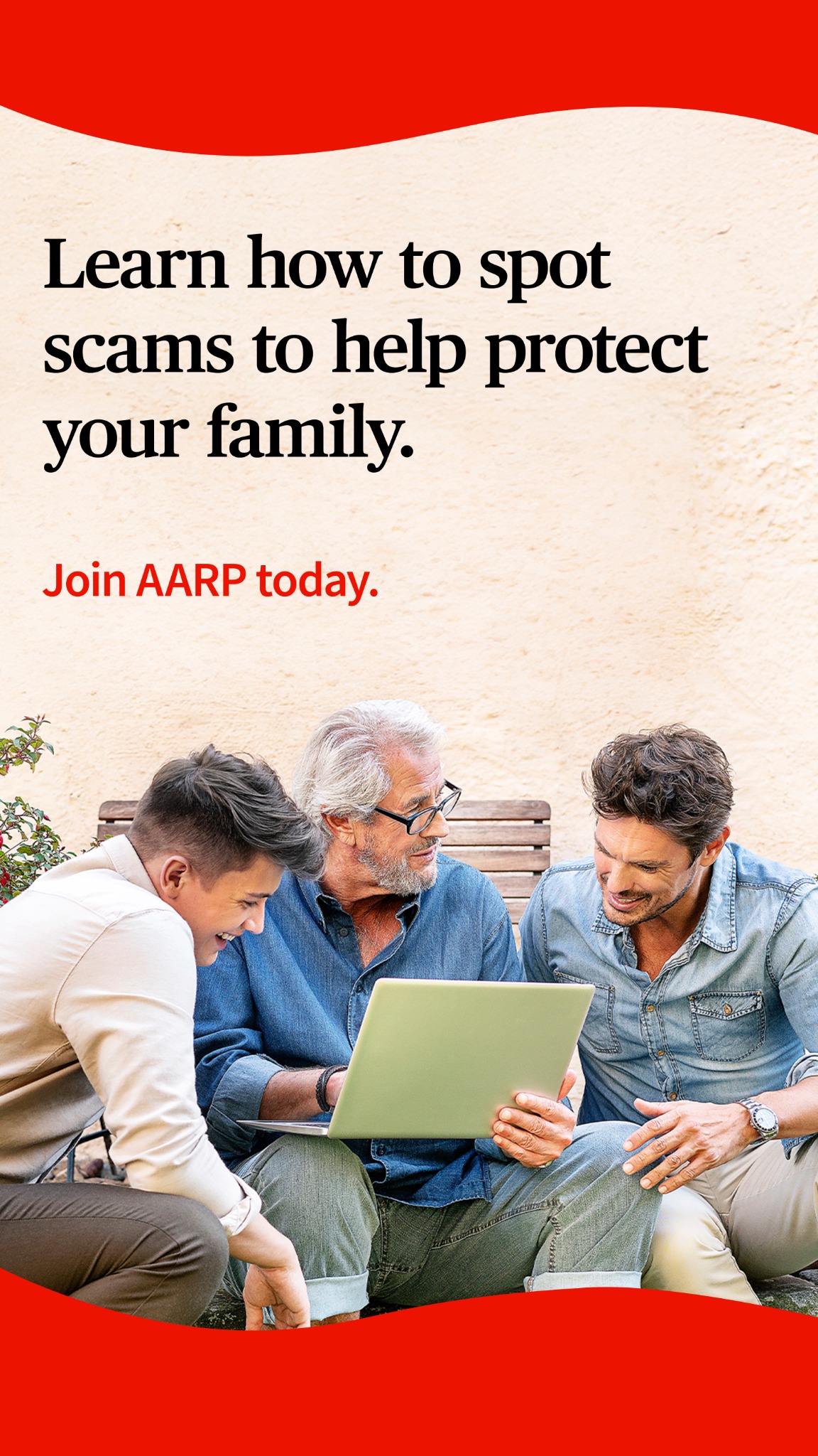 AARP Facebook ad