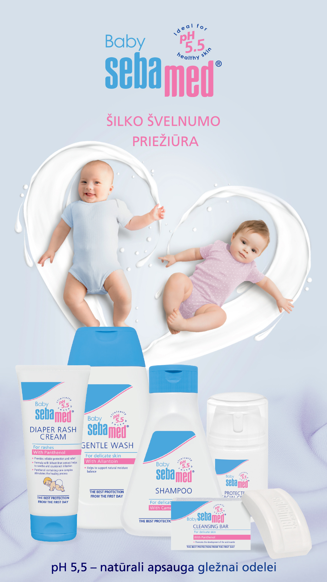 Sebamed Lietuva Facebook ad from Apr 3, 2026
