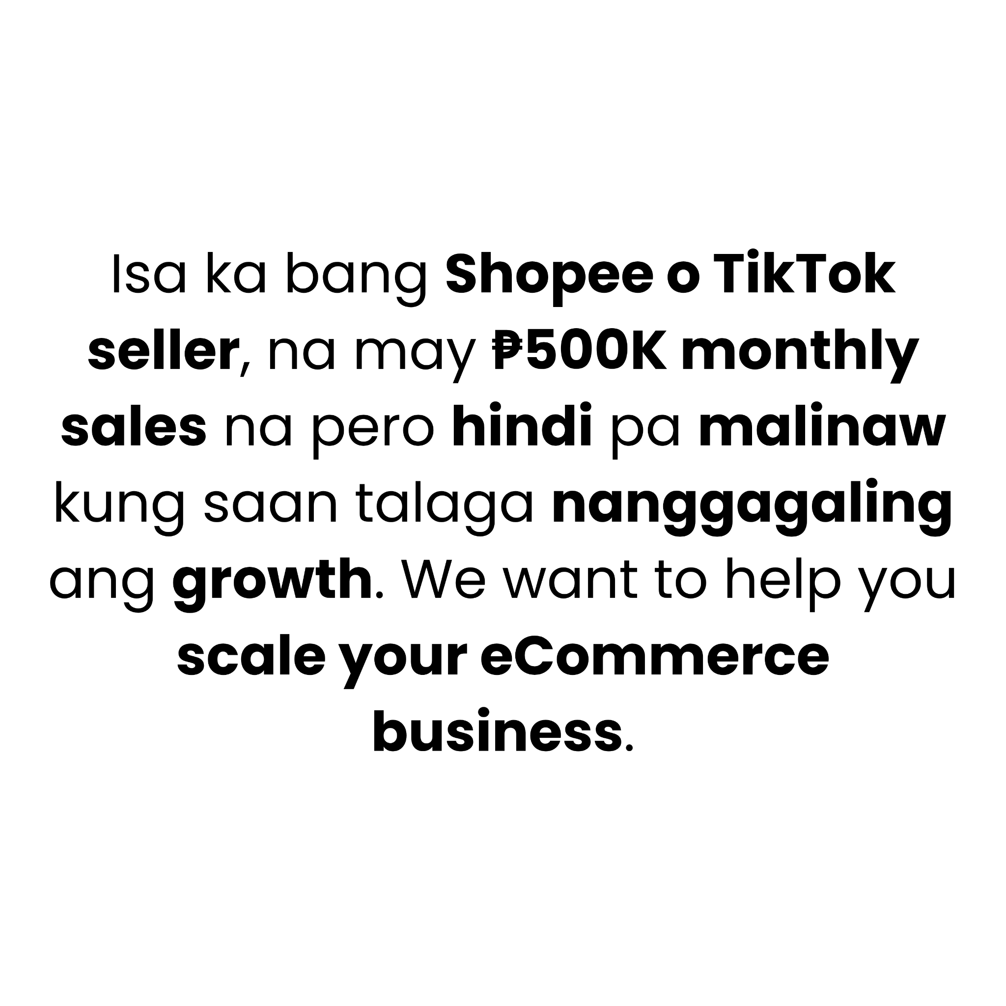 ECOM Accelerator Facebook ad