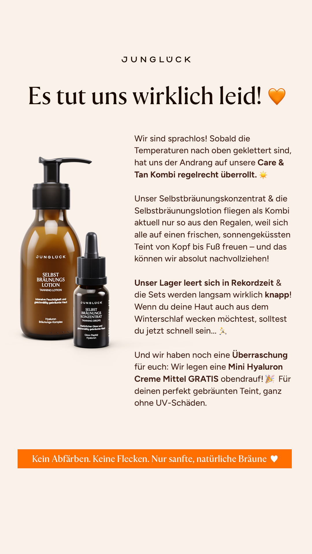 Junglück Facebook ad