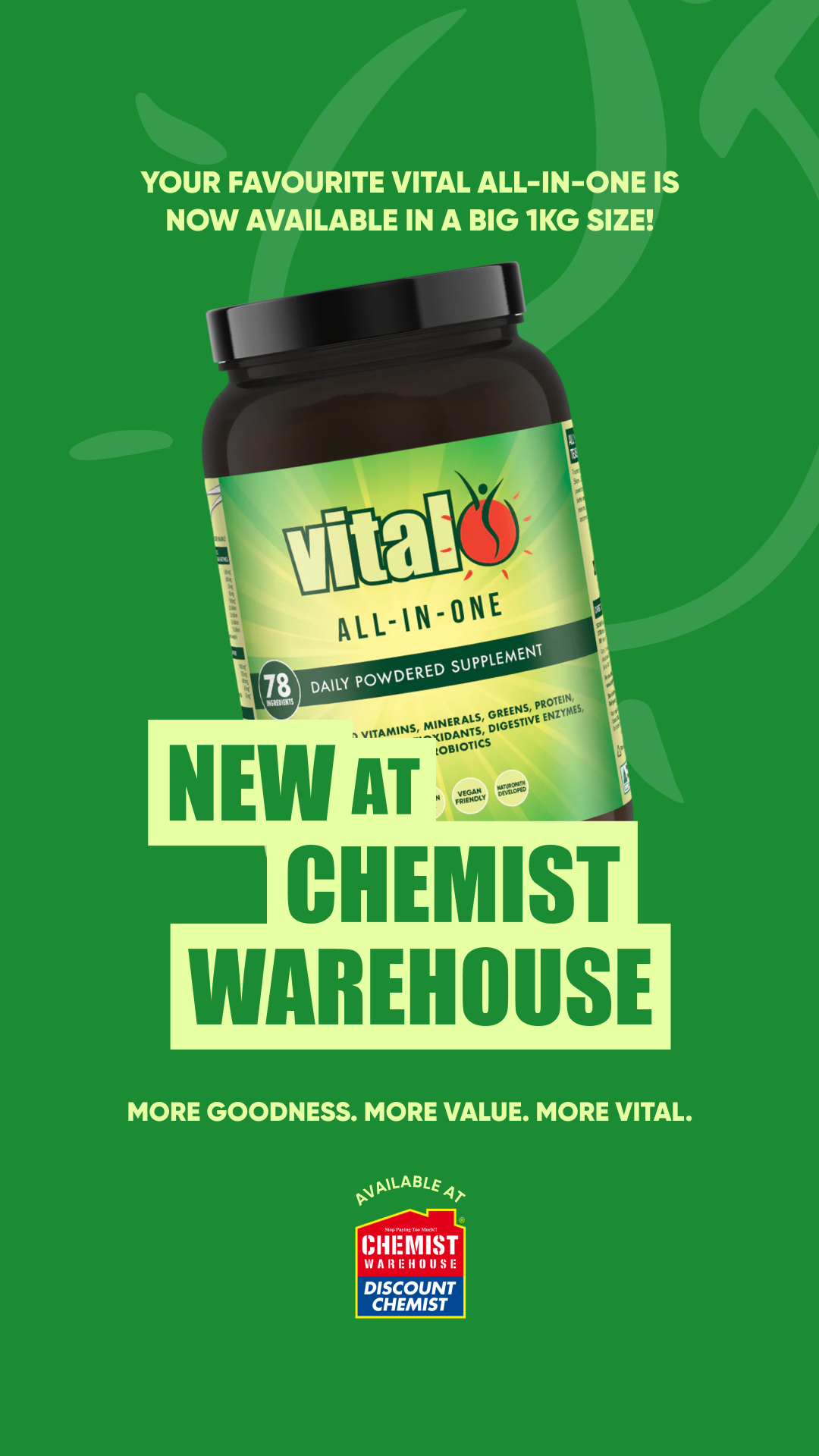 Vital Everyday Australia Facebook ad from Oct 20, 2025