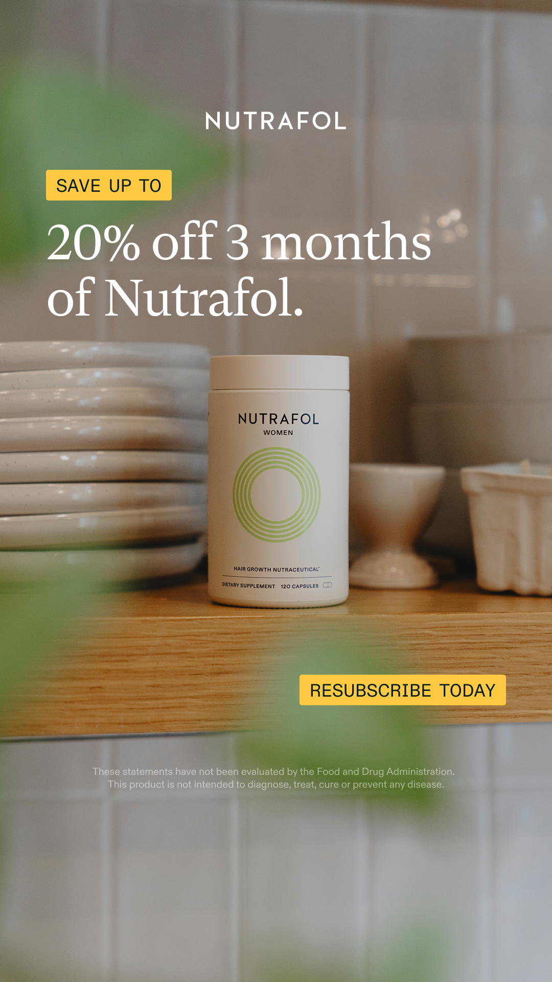 Nutrafol Facebook ad