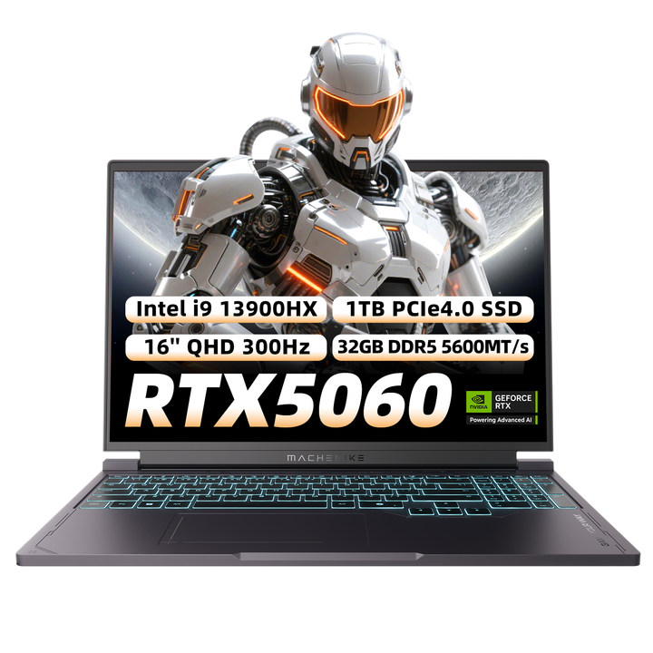 Machenike Gaming Facebook ad: Poder RTX 5060 en Machenike L16S