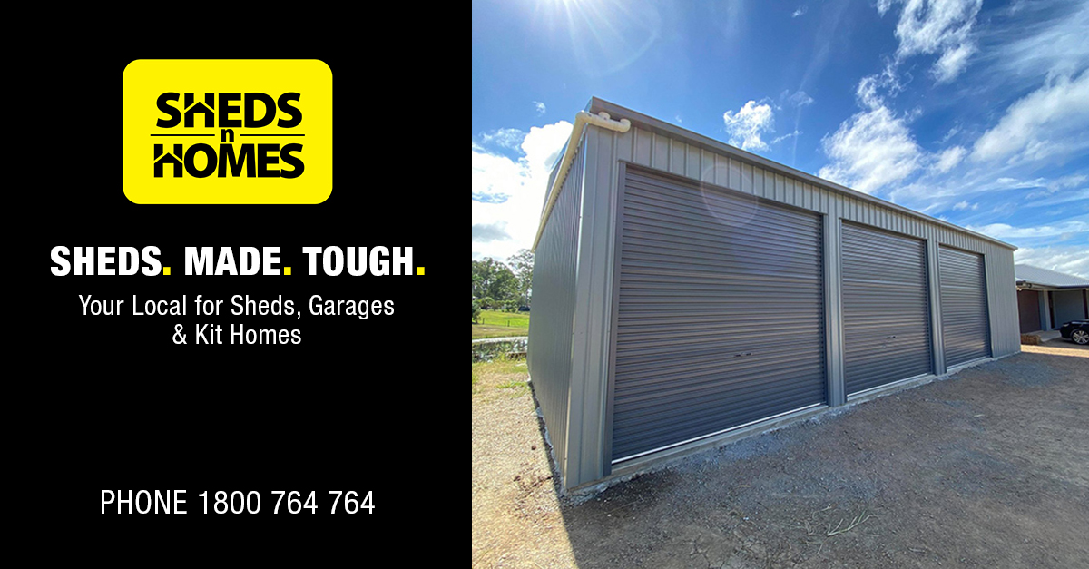 Sheds n Homes Facebook ad