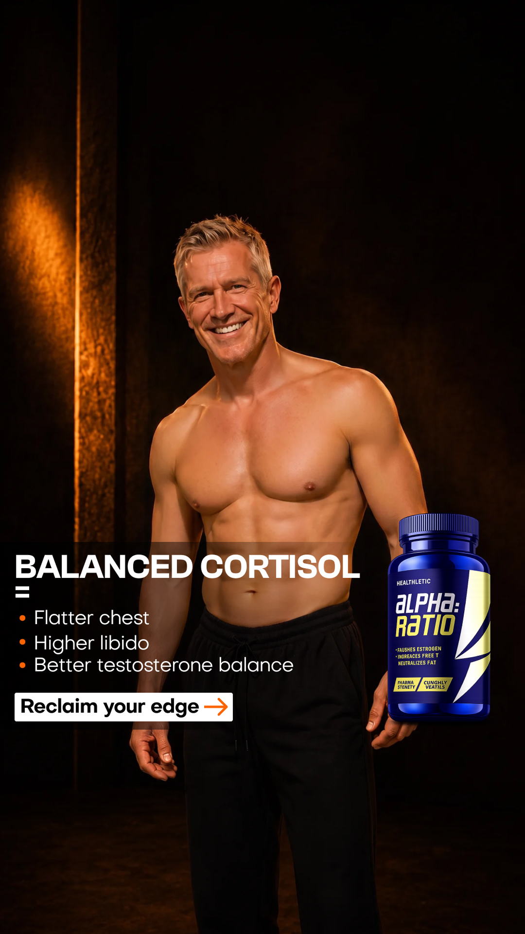 Healthletic Alpha Ratio Facebook ad: The Estrogen Problem No One Tells Men About