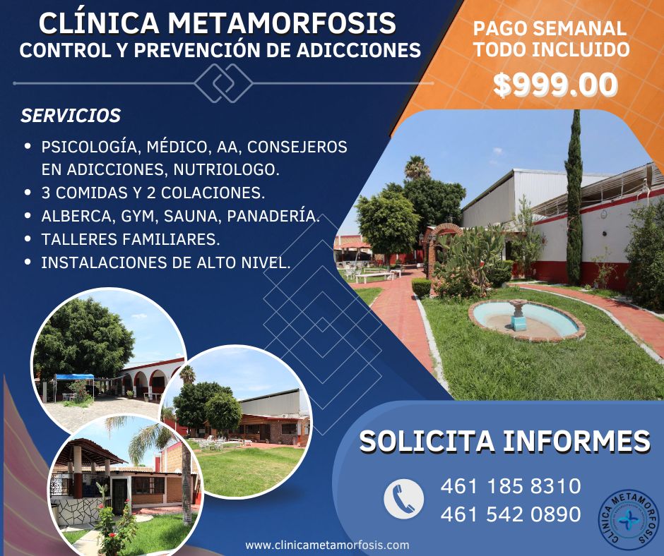 Clínica Hacienda Metamorfosis Facebook ad: Clínica de Rehabilitación