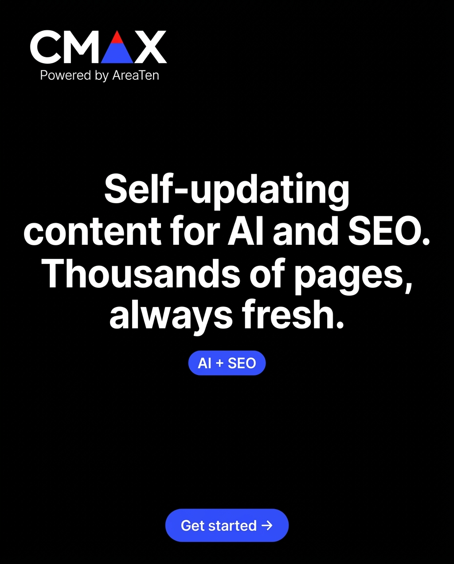 CMAX.ai Facebook ad: Your SEO shouldn't just sit there.