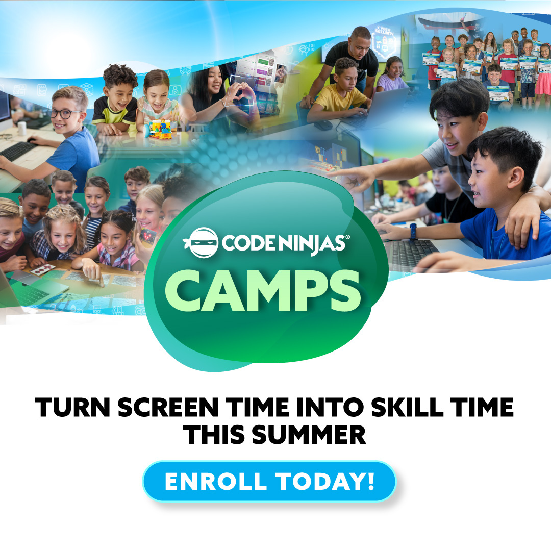 Code Ninjas Nixa, MO Facebook ad: STEM Summer Camps!