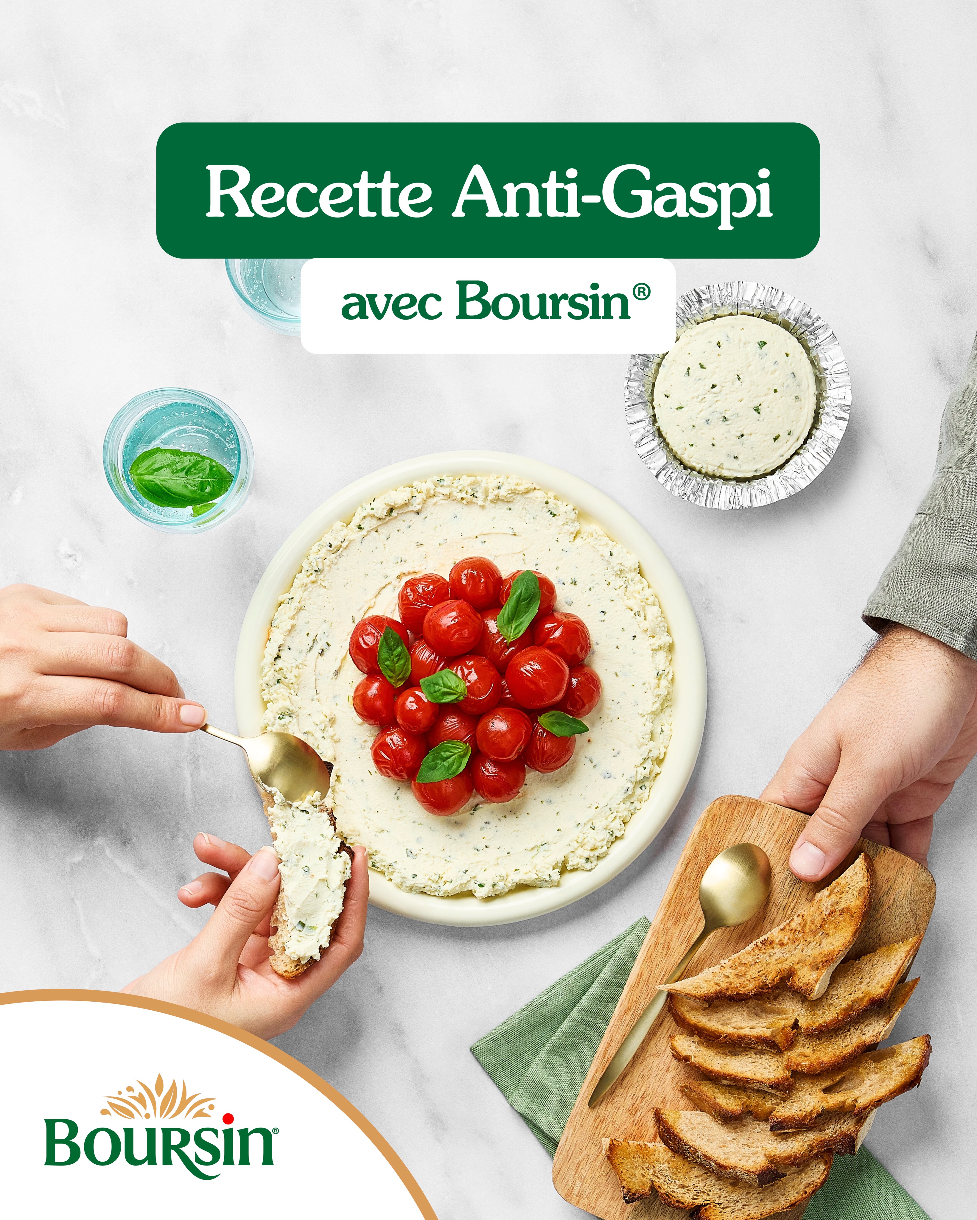 Boursin France Facebook ad: Vous avez un Boursin Ail & Fines Herbes…