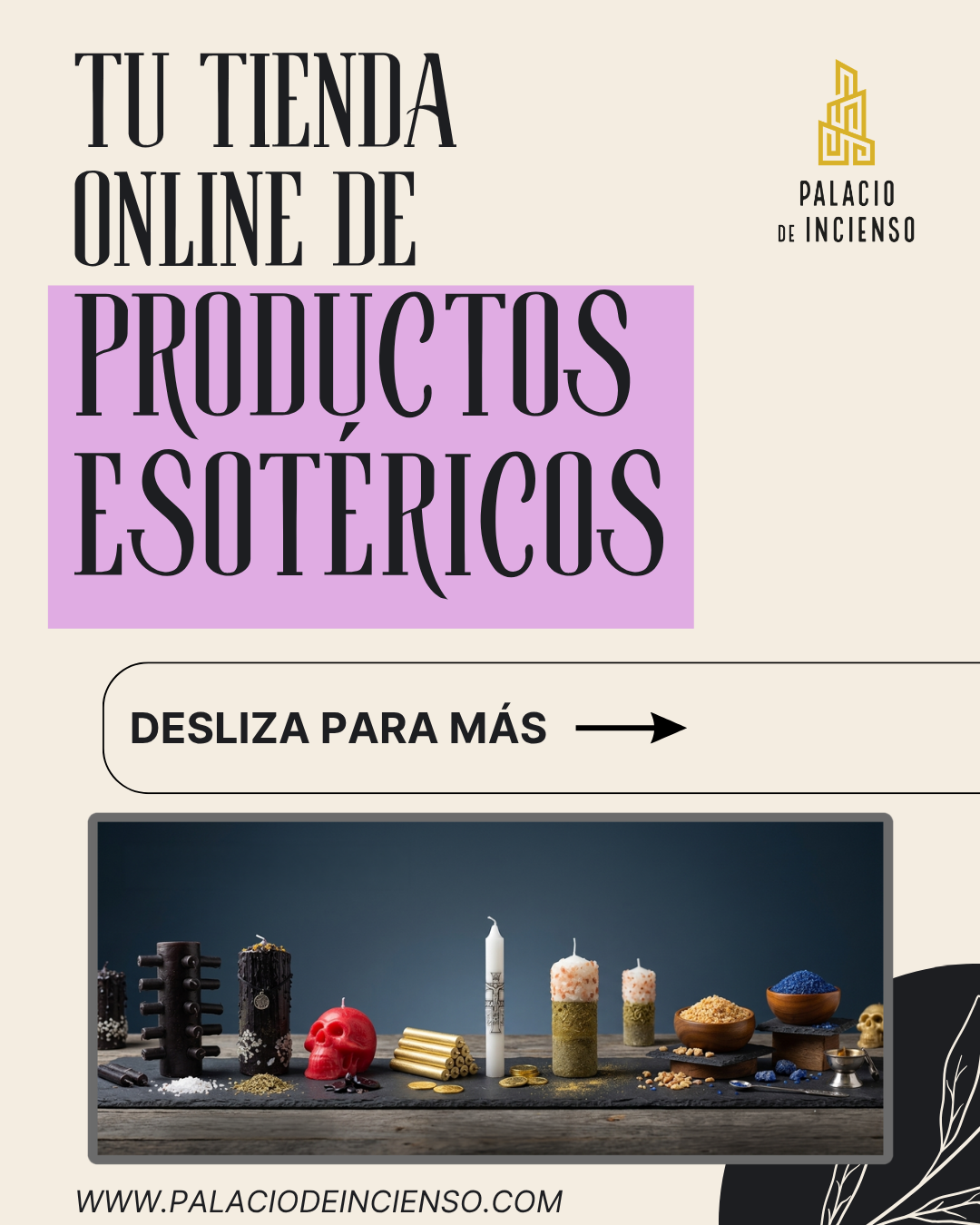Palacio de Incienso Facebook ad: Tienda Esotérica Online Barata