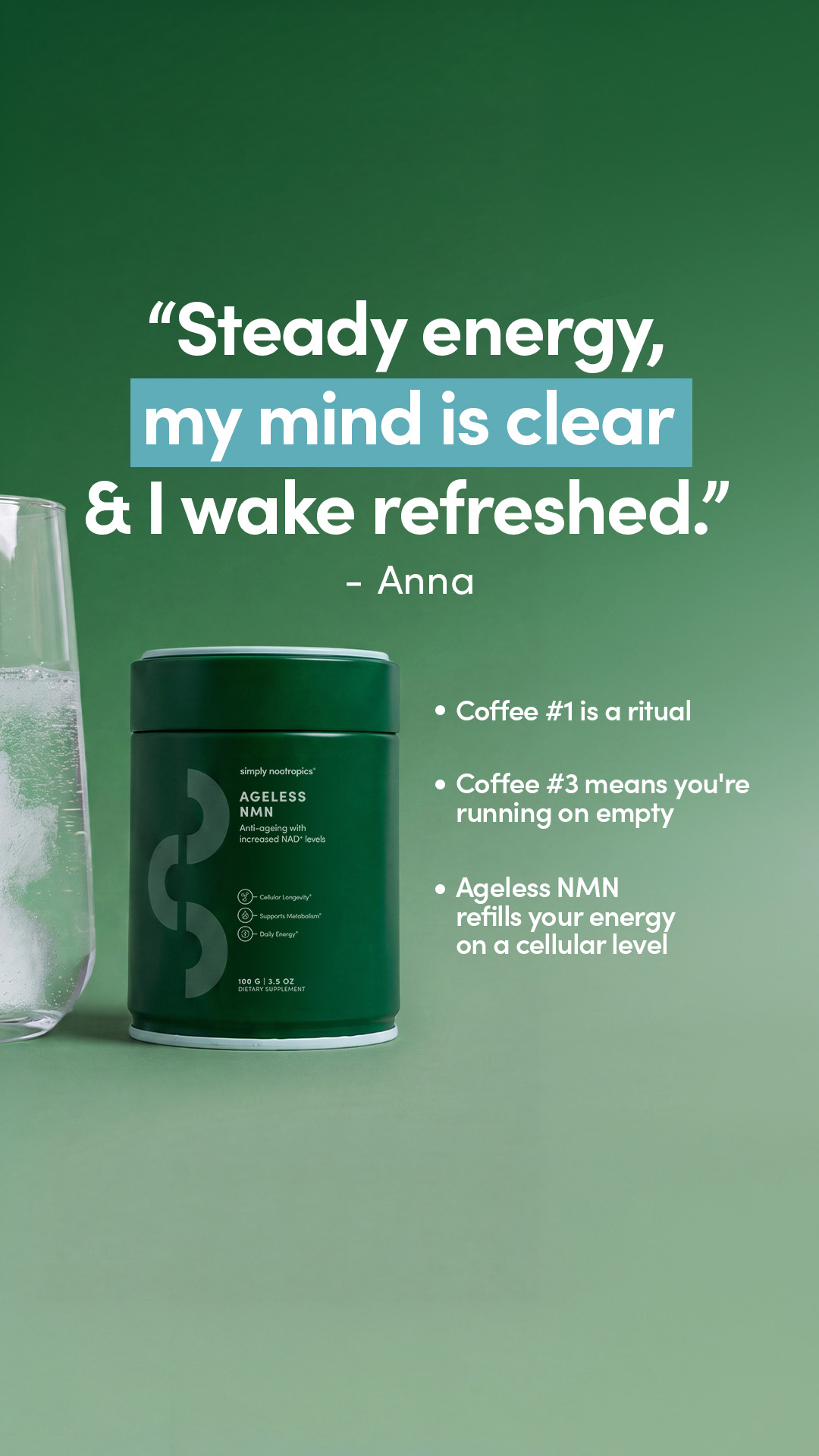 Simply Nootropics Facebook ad