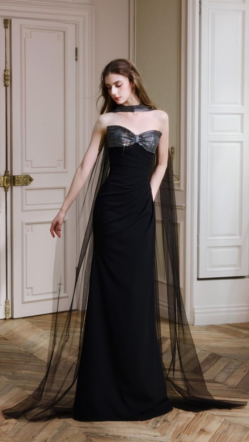GlamEdge Dress & Gown Facebook ad: Be a sweetheart but in black