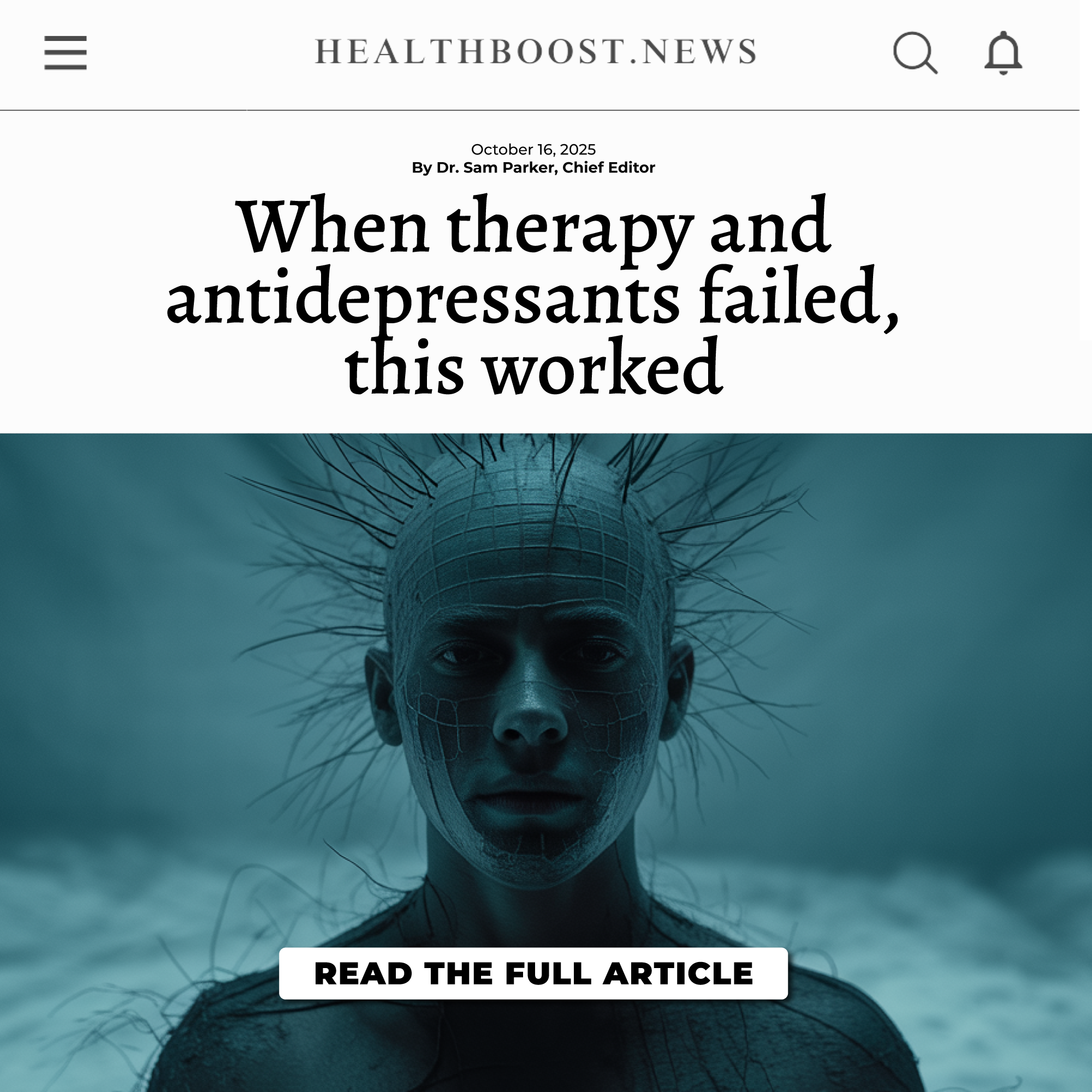 Health Boost Facebook ad