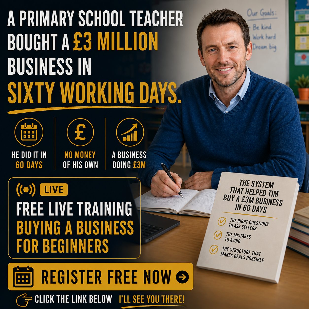 The Dealmaker's Academy Facebook ad