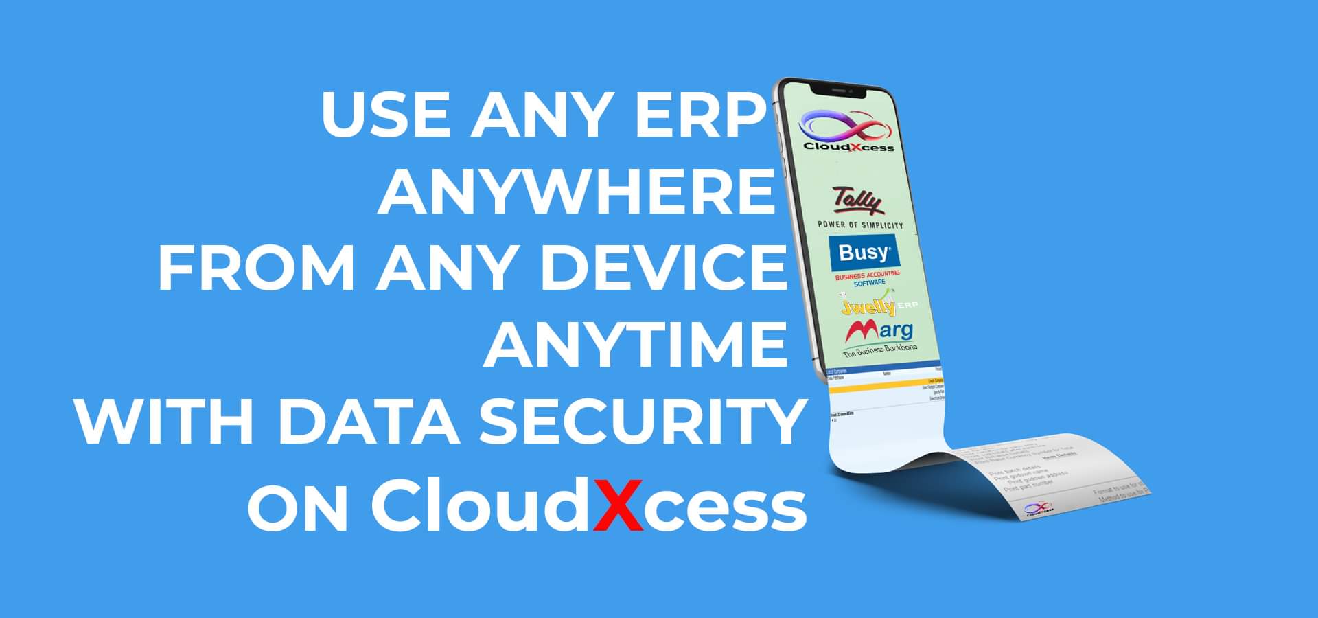 CloudXcess.com Facebook ad: ERP Cloud @ ₹300/mo