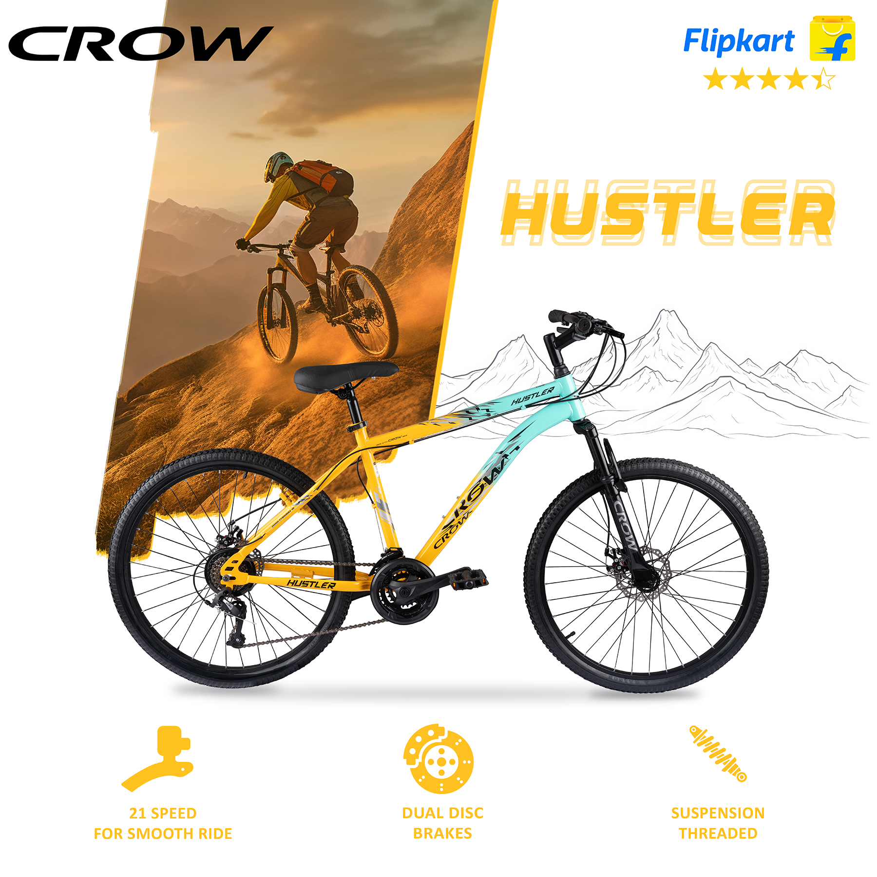 CROW BIKES Facebook ad from Mar 11, 2026