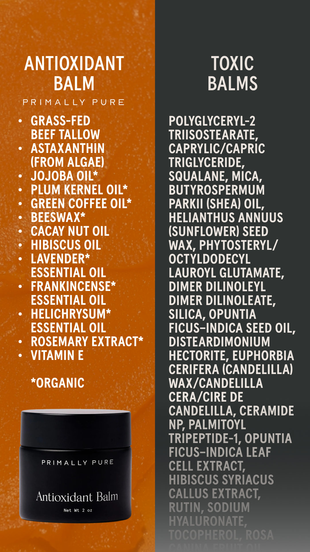 Primally Pure Skincare Facebook ad