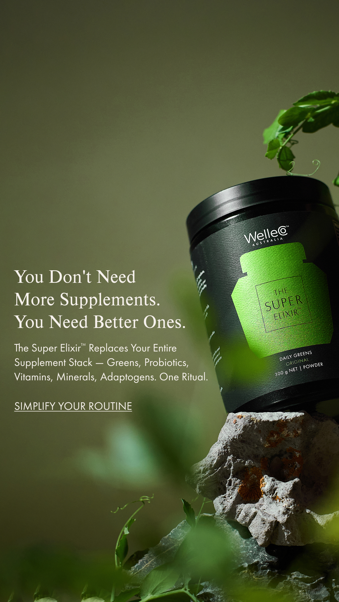 WelleCo Facebook ad