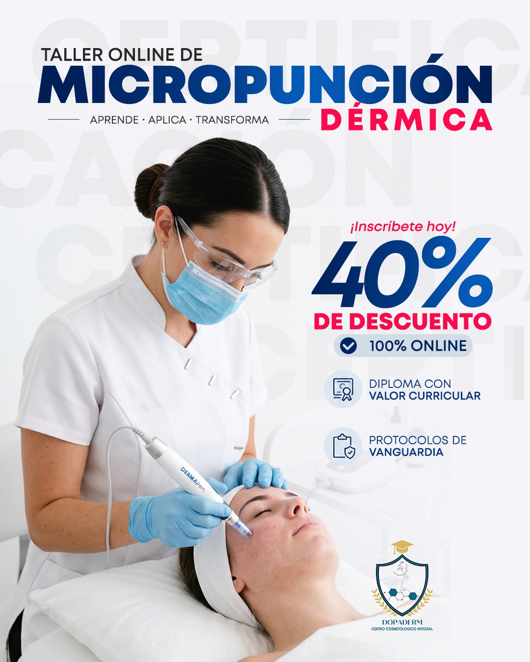 Instituto Dopaderm Facebook ad: Aprende una de las técnicas más demandadas en…