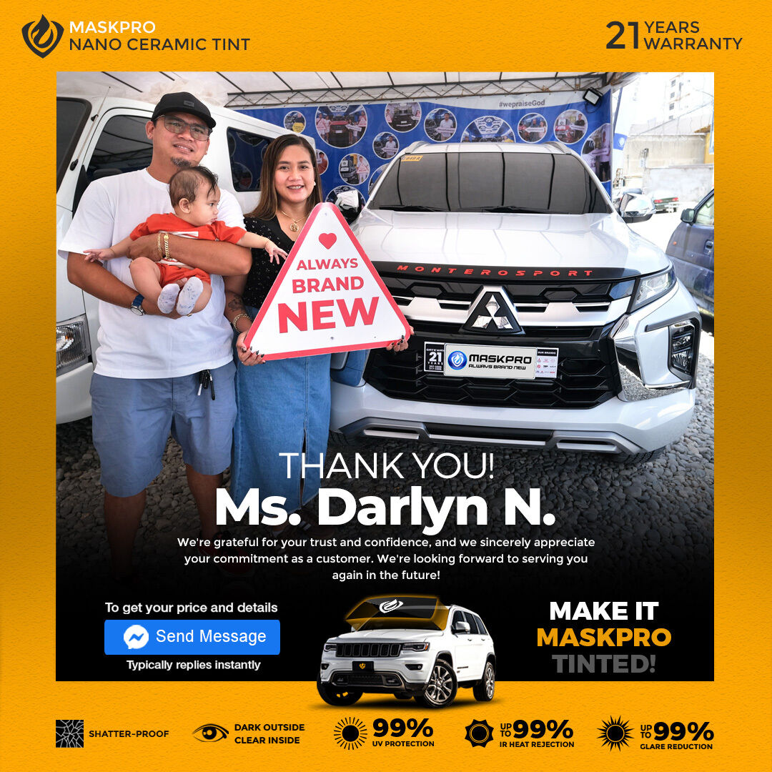 MaskPro Ceramic Tint Facebook ad: It takes many good deeds to build a…