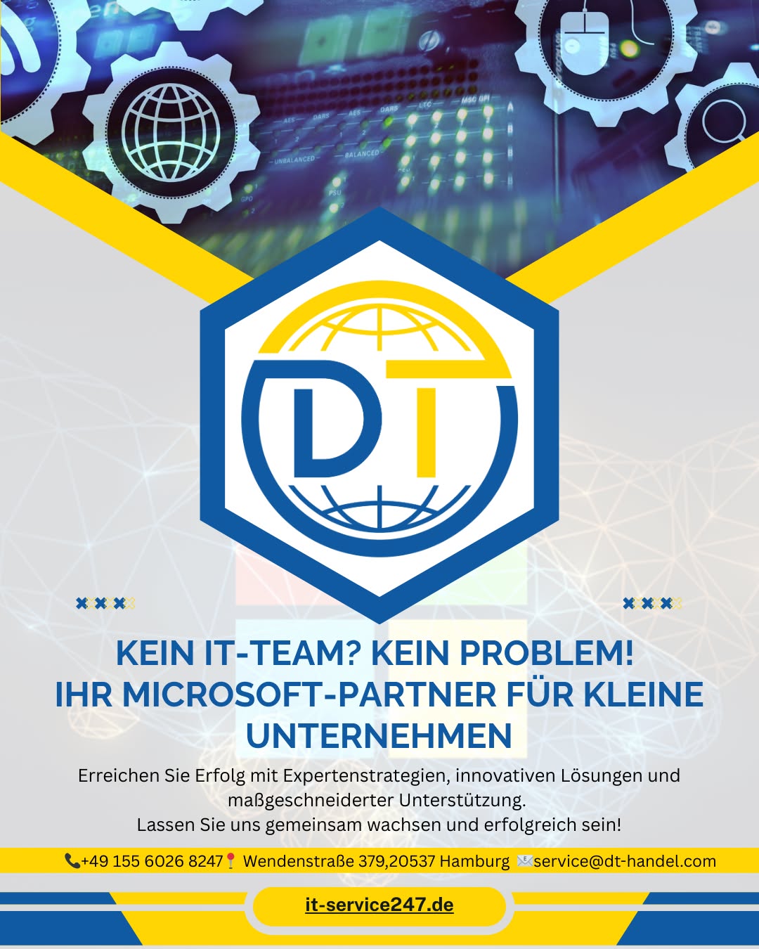 IT-Service 247 Facebook ad: IT & Digital Marketing für kleine Unternehmen, einfach…