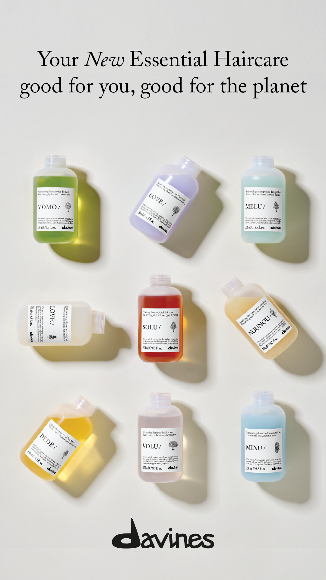 Davines Facebook ad