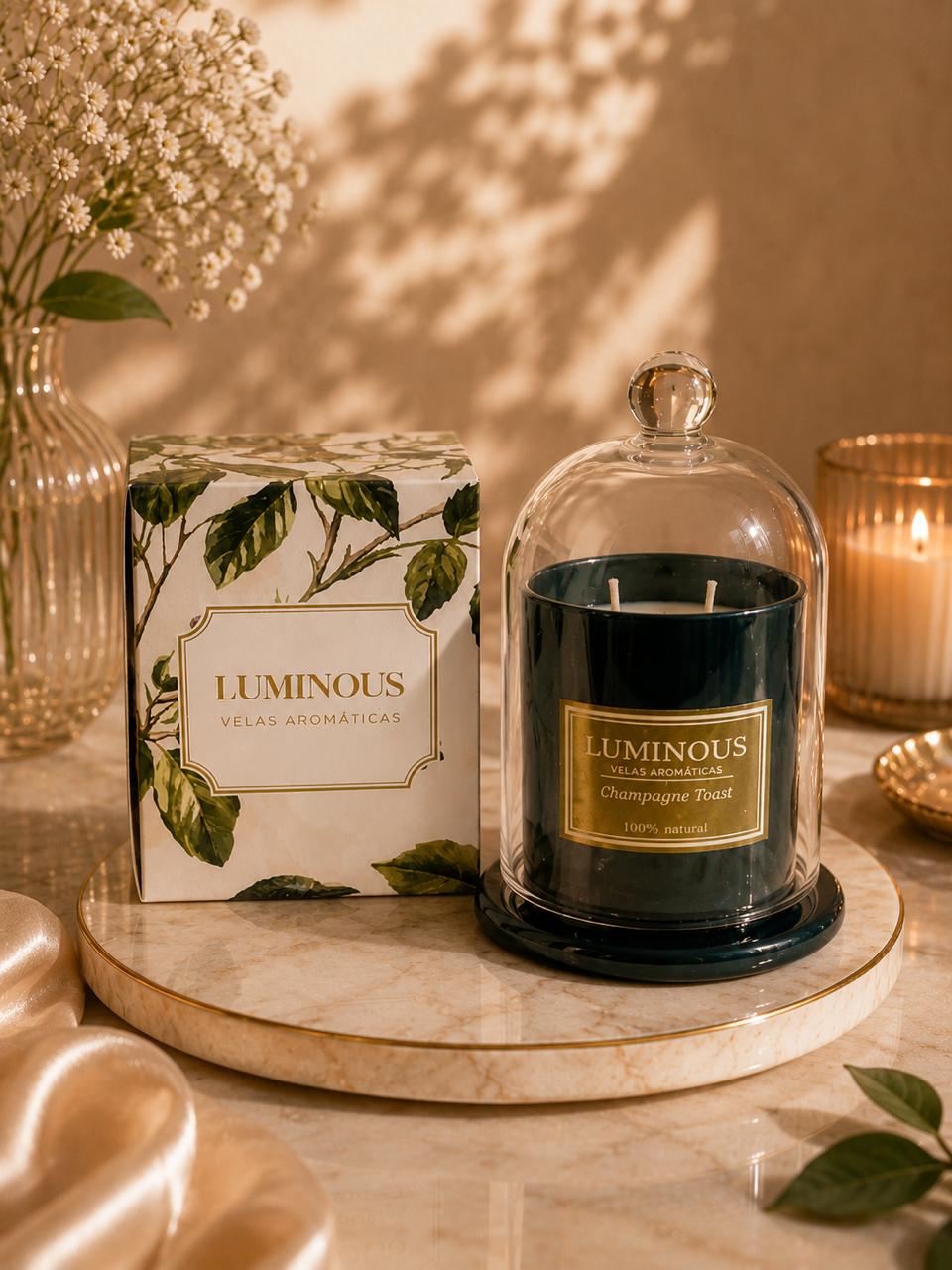 Luminous Velas Aromaticas Facebook ad: Sua casa merece mais do que um aroma.