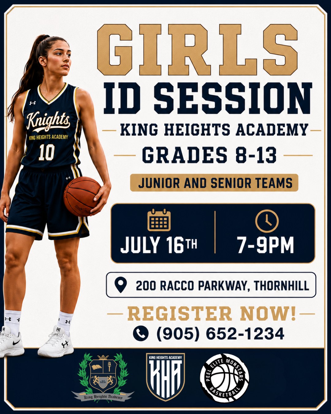 King Heights Academy Facebook ad: Take Your Game to the Next Level.