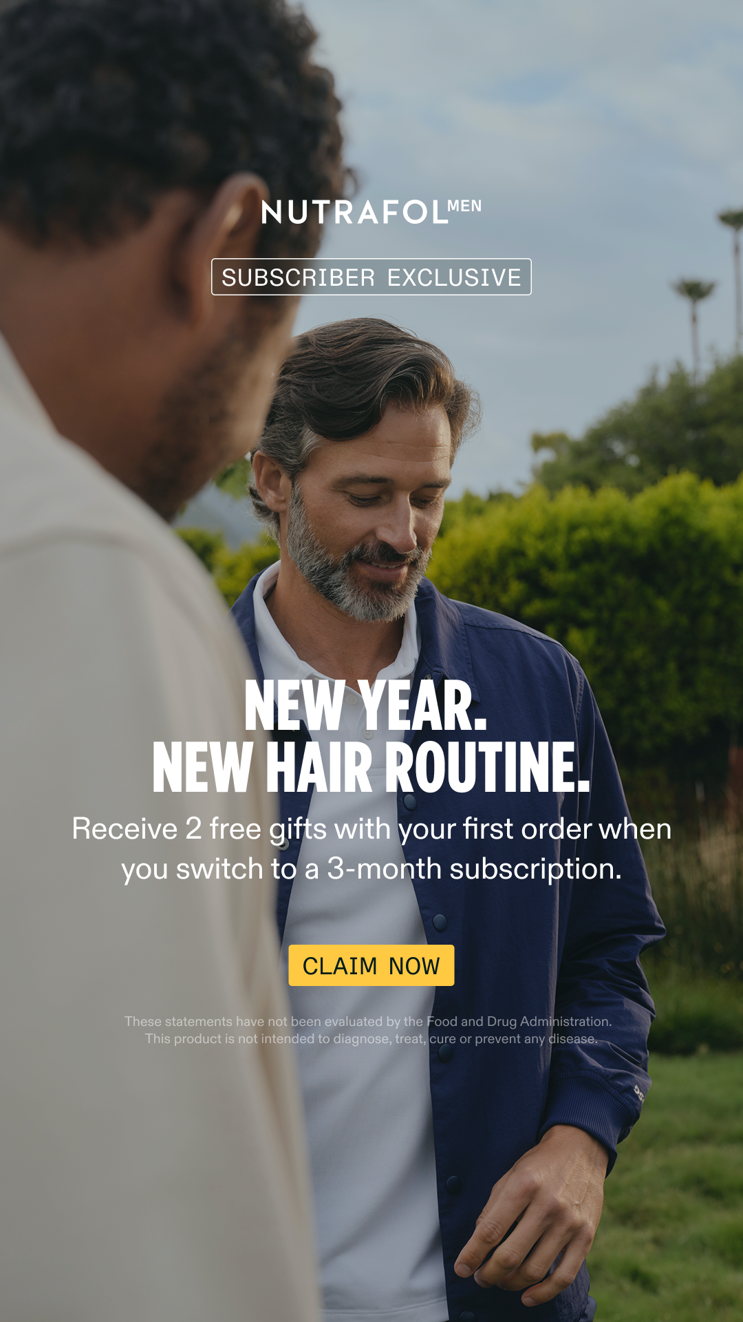 Nutrafol Men Facebook ad