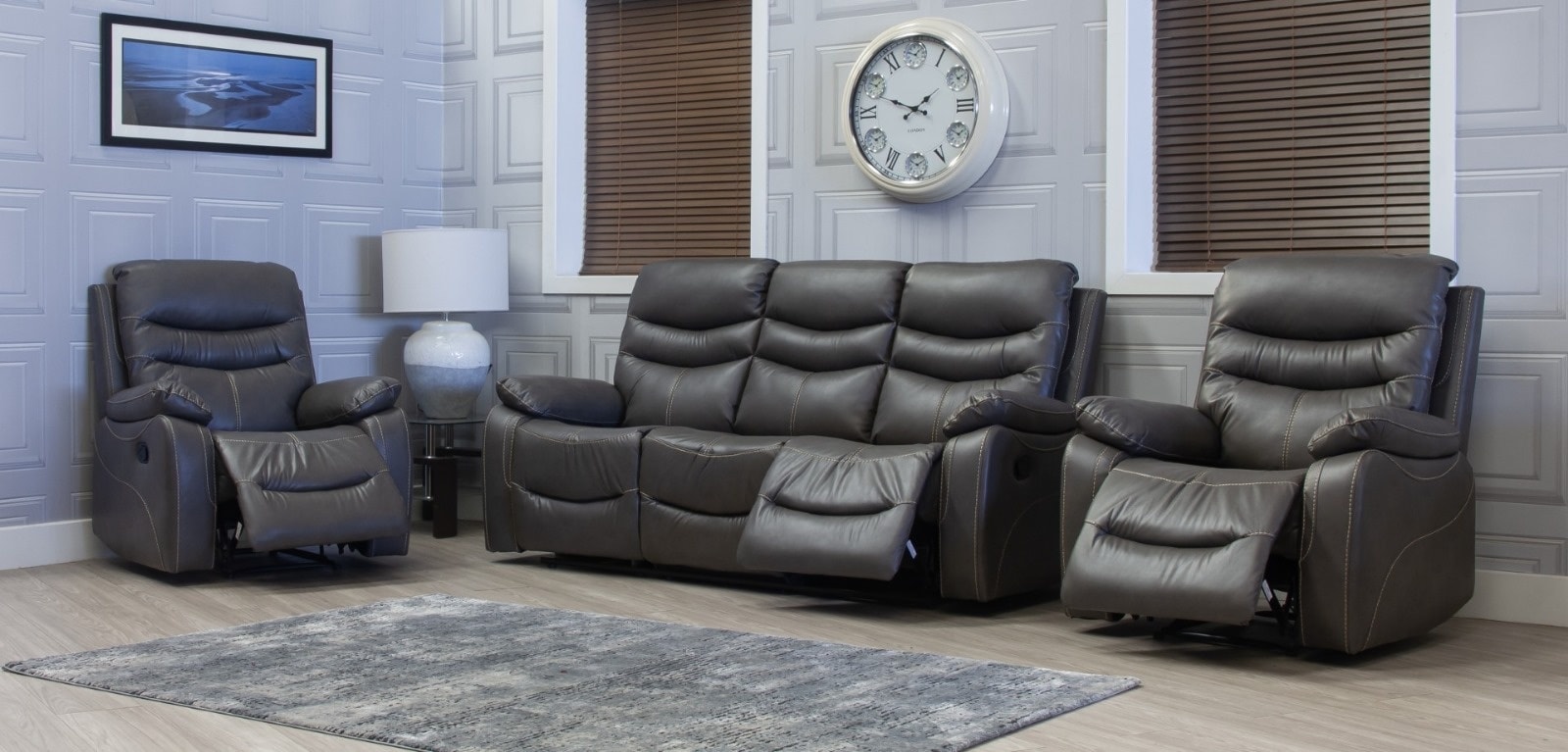 Tom McGinley Interiors Facebook ad: New 3+2 or 3+1+1 seater high back (orthopaedic)…