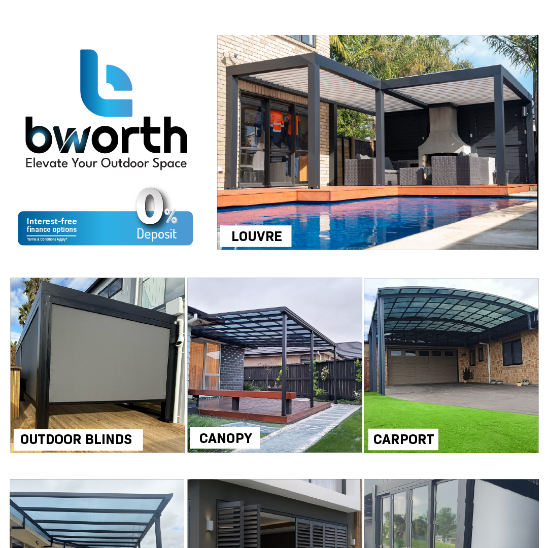 Bworth Whangarei - Louvres, Pergolas & Canopies Facebook ad: Book Free Onsite Quote