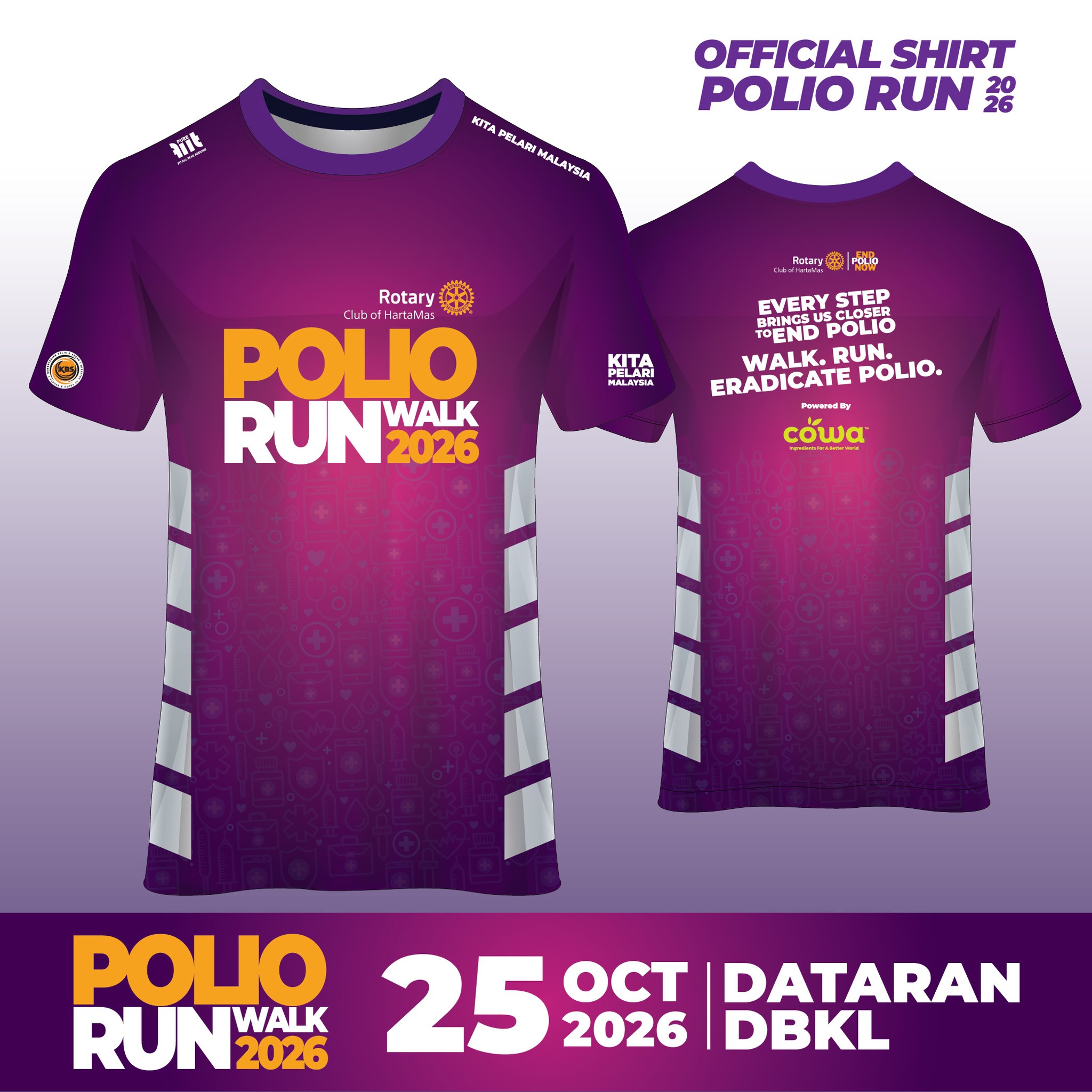 Polio Run/Walk Malaysia Facebook ad: POLIO RUN/WALK 2026 is coming!