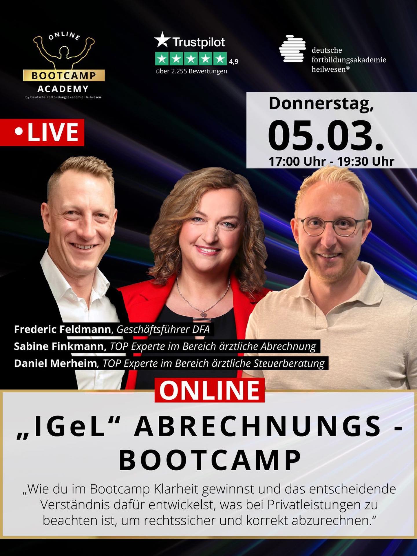 Deutsche Fortbildungsakademie Heilwesen Facebook ad