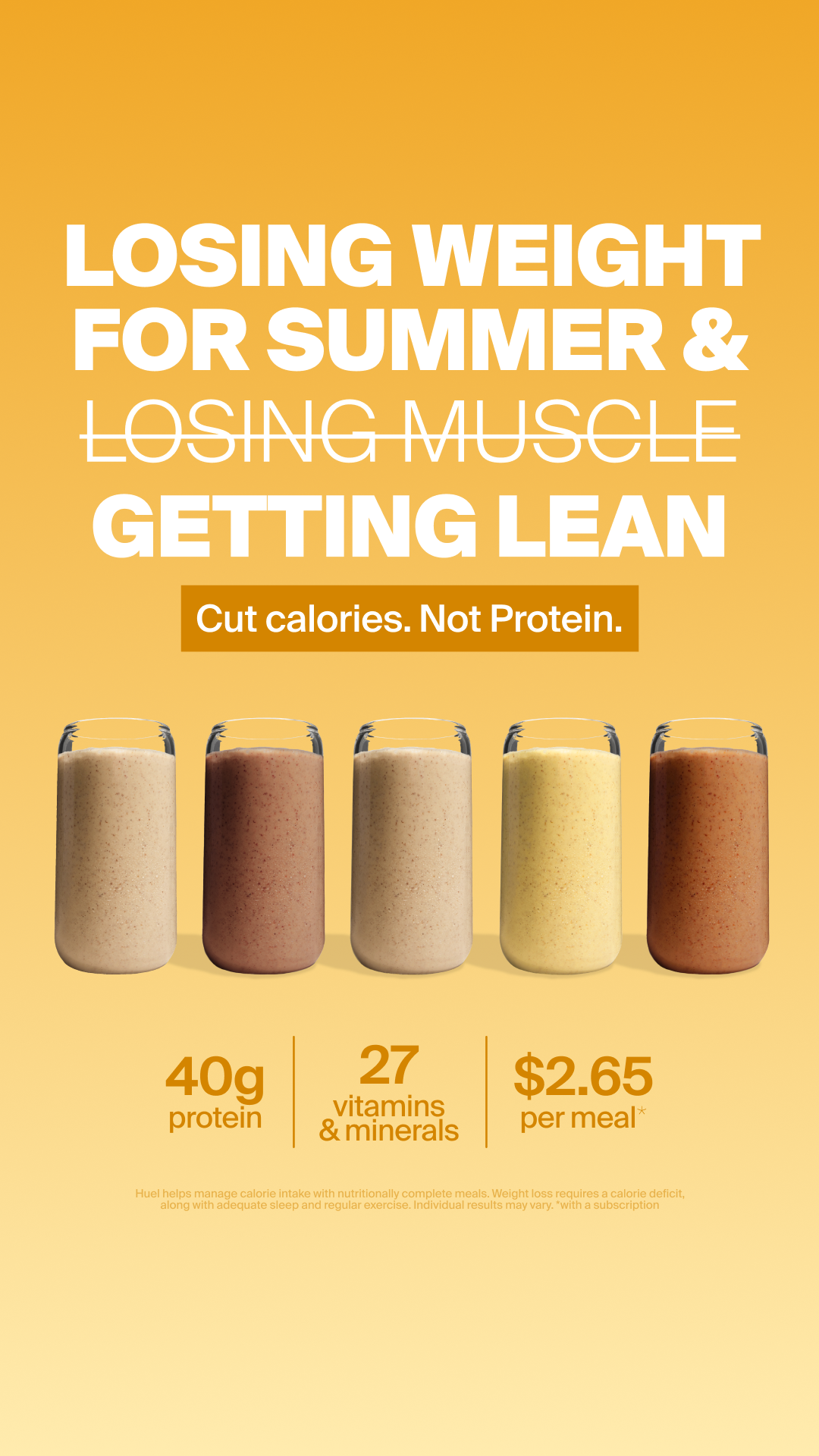 Huel Facebook ad