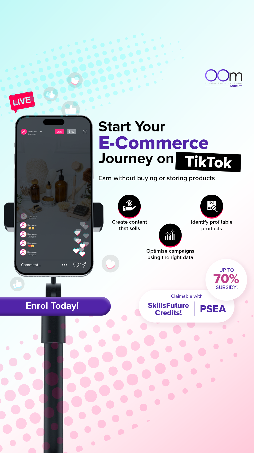 OOm Digital, Tech & AI Institute Facebook ad