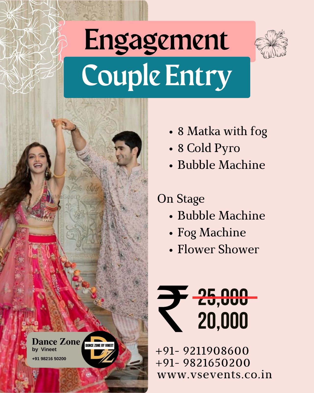 Dance Zone By Vineet Facebook ad: India’s Trusted Wedding & Event Entertainment Experts