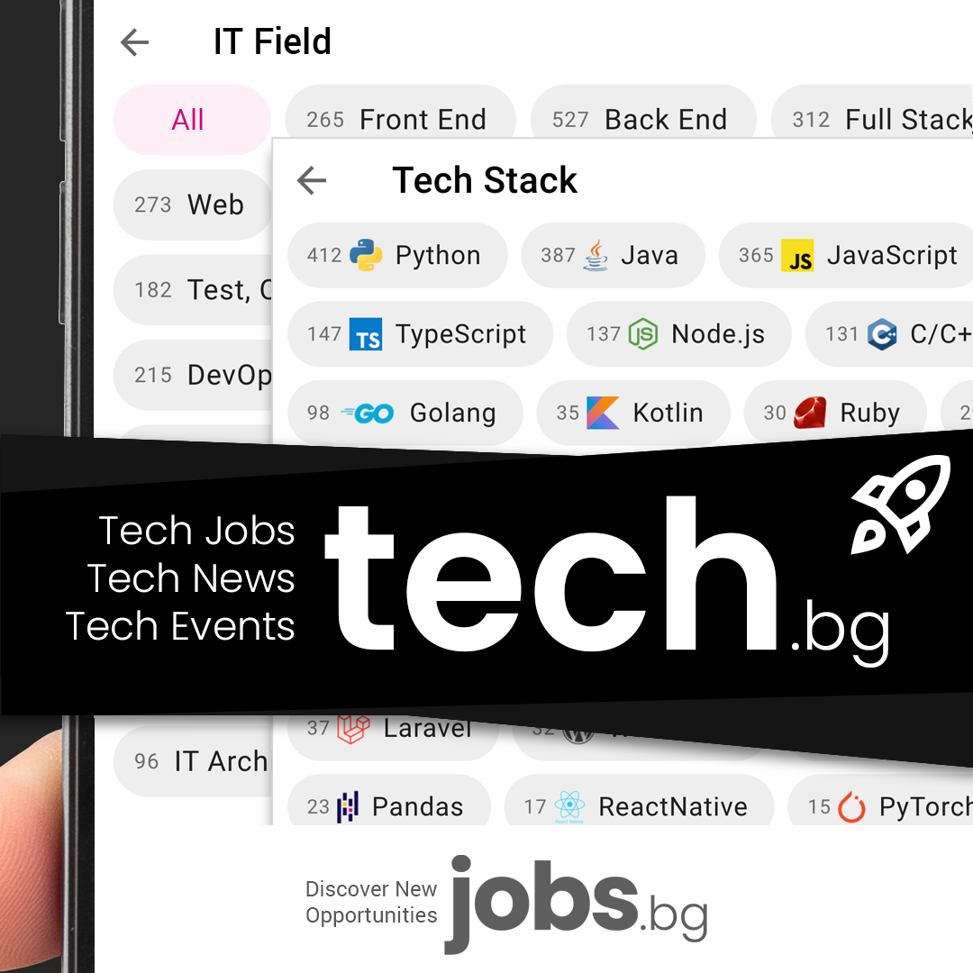 Tech.bg Facebook ad: Виж IT обявите днес
