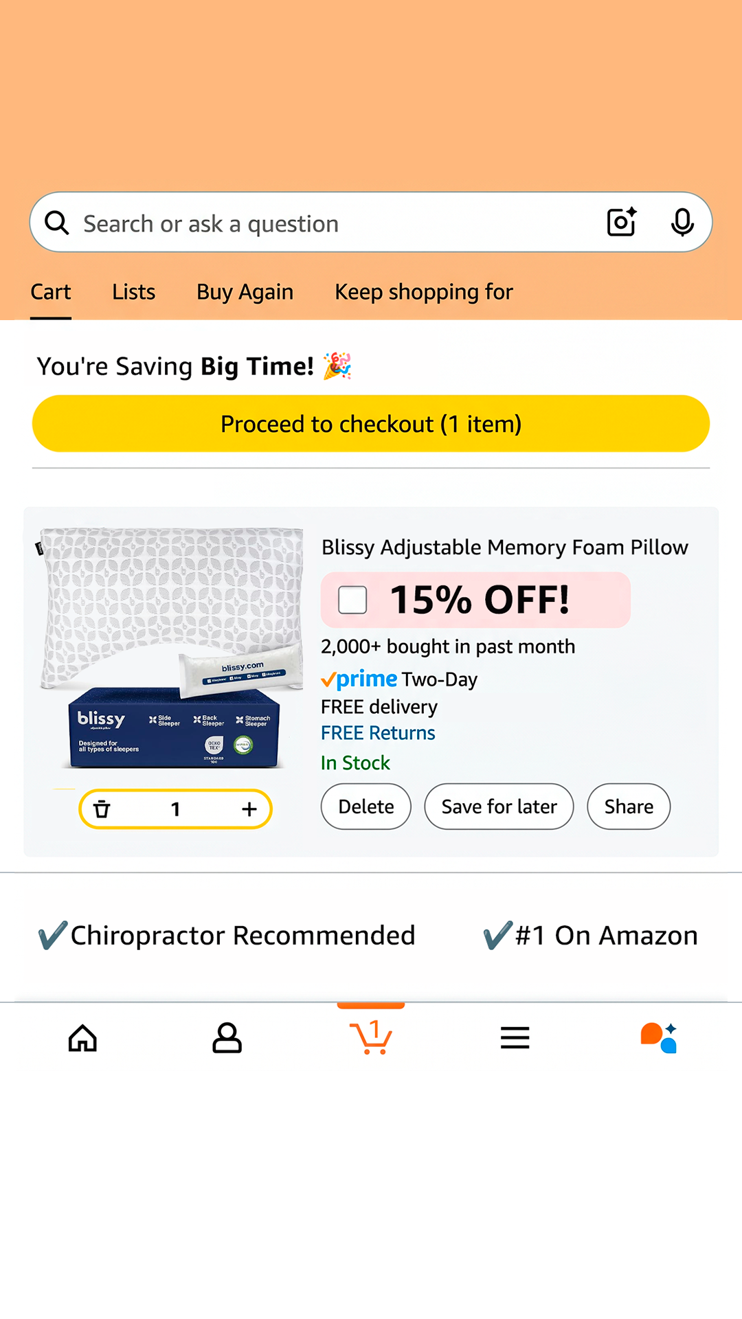 Epic Amazon Finds and Hidden Deals Facebook ad: Best-Selling Pillow On Sale At Amazon!