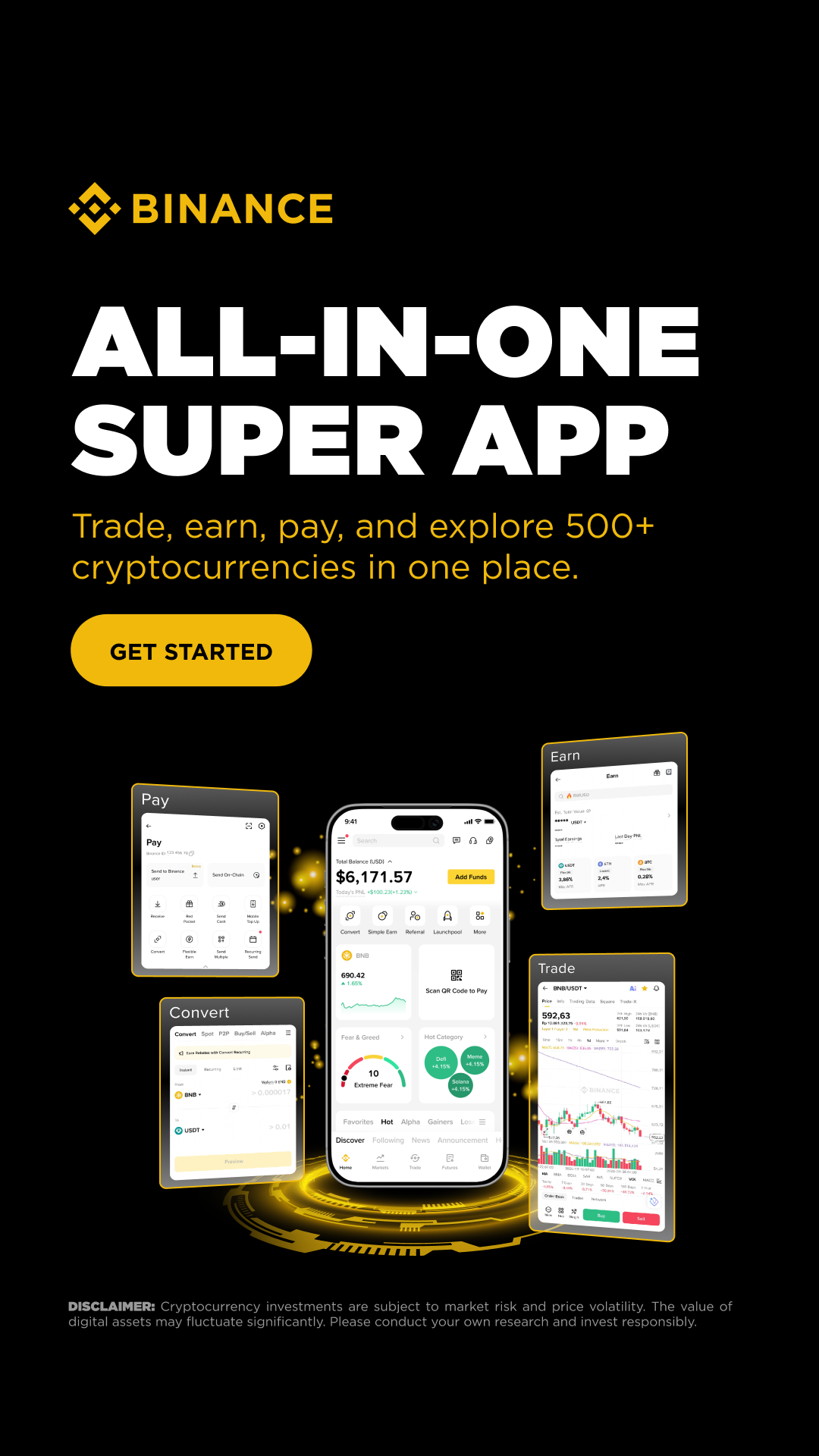 Binance Facebook ad