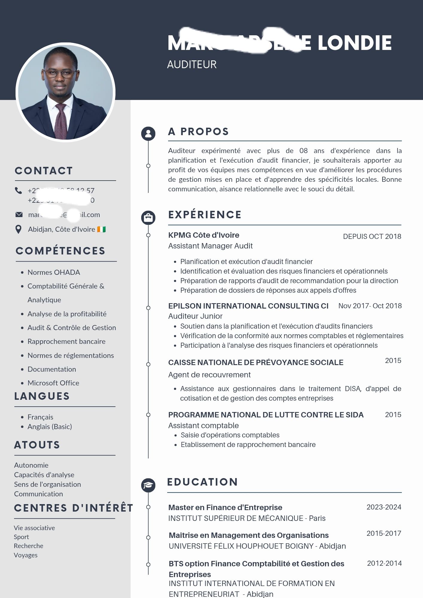Puissance 4 Concept Bénin Facebook ad: UN CV bien élucidé et concis est la…