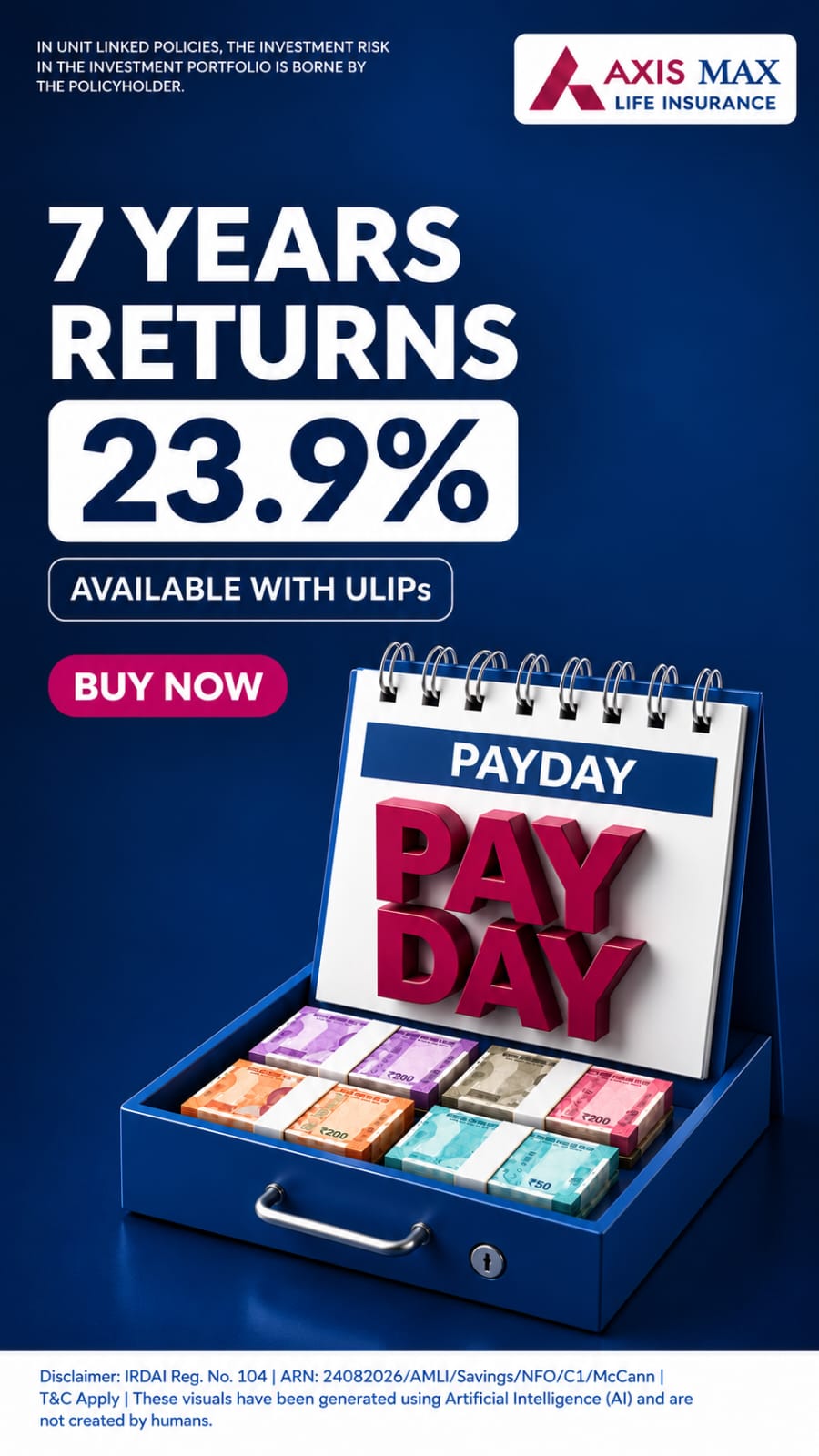 Axis Max Life Insurance Facebook ad